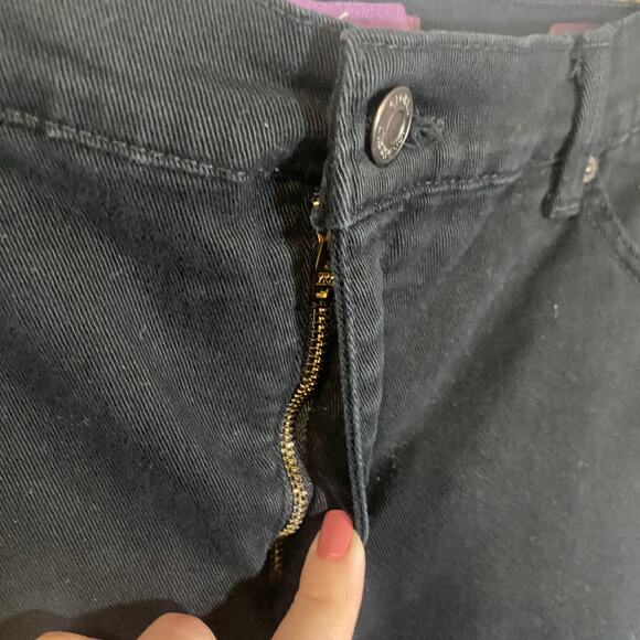 Gloria Vanderbilt Amanda Stretch High Rise Straight Leg Jeans Black Sz 12 Short - Picture 5 of 12